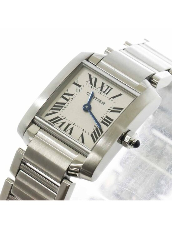 Cartier Tank Francaise SM Watch Ivory Quartz main image 5